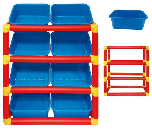 Exhibidor Tubular con 8 Charolas