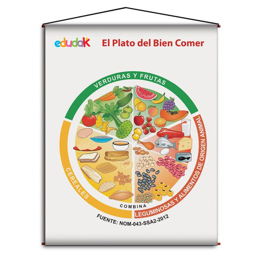 Lámina Didáctica El Plato del Bien Comer