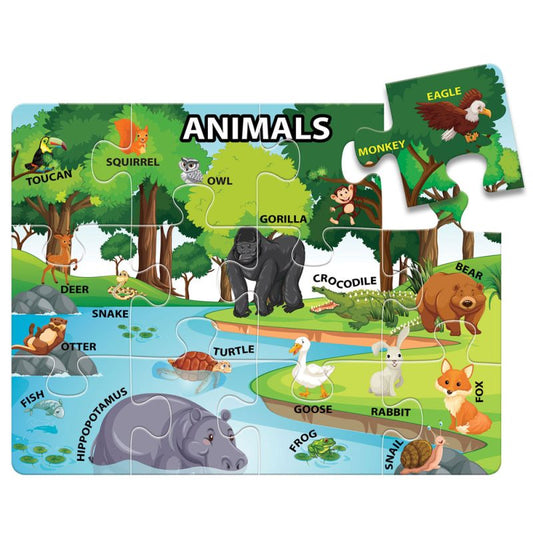 Rompecabezas Animals (Inglés)