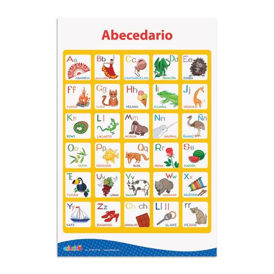 Lámina Didáctica Abecedario (lona)