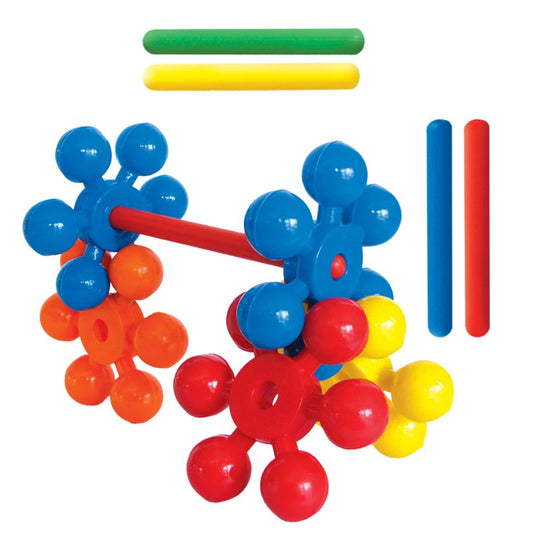 Estrella Gigante de Colores con Postes