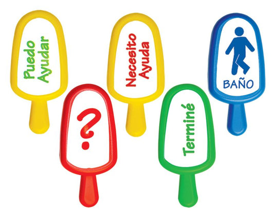 Paletas de Apoyo 20 paletas 2 caras