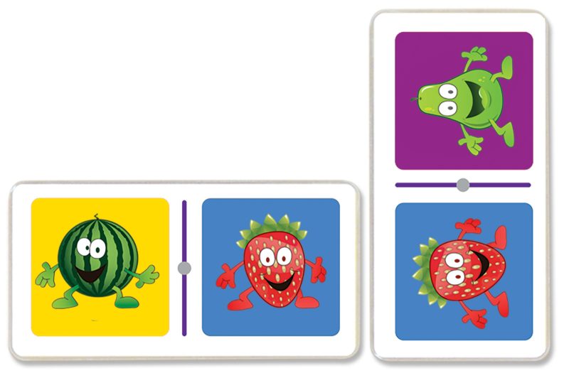 Dominó Jumbo Frutas-Frutas