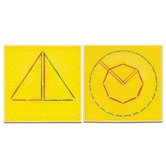 Geoplano Doble Cara 17 x 17 cm