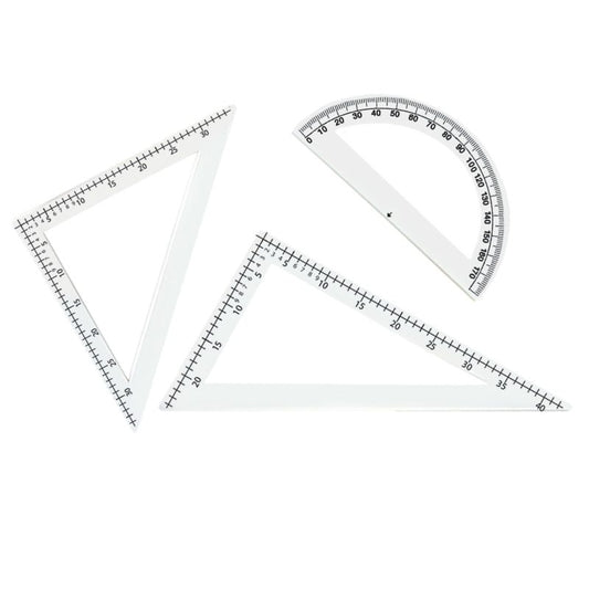 Juego de Geometría 3 piezas
