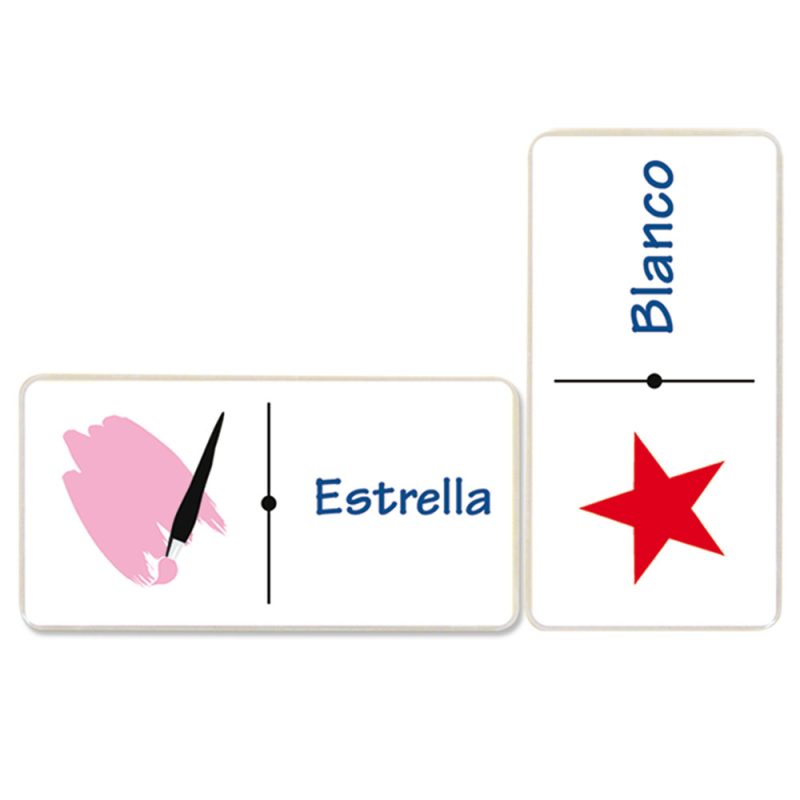 Dominó Jumbo Figuras Geométricas y Colores