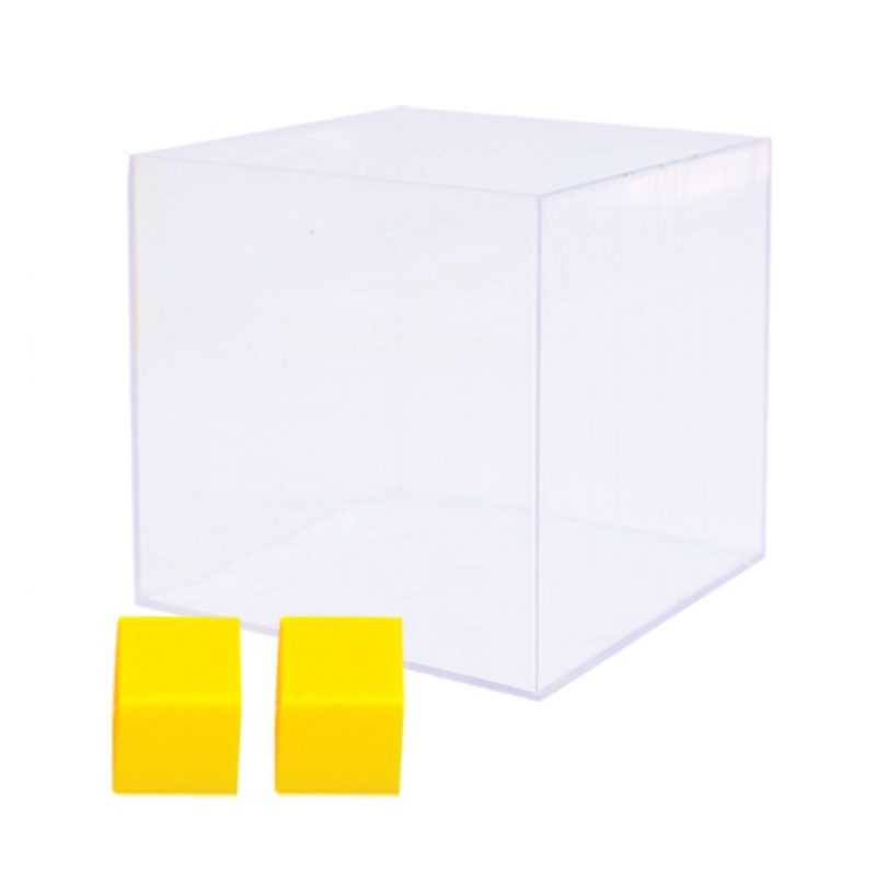 Base 10 con Cubo Transparente