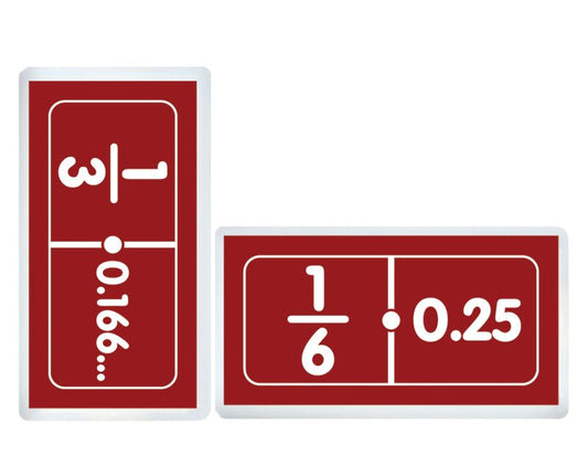 Dominó Jr. Fracciones y Quebrados