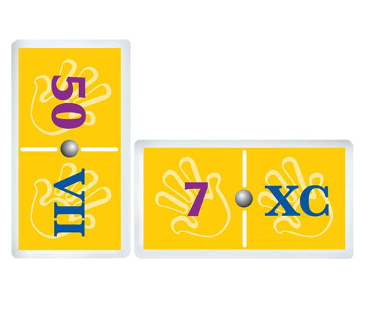 Dominó Jr. Números Romanos y Arábigos