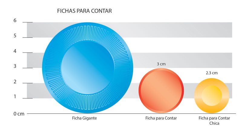 Ficha Gigante 6 cm