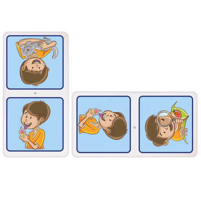 Dominó Jumbo Ilustrado 5 Sentidos