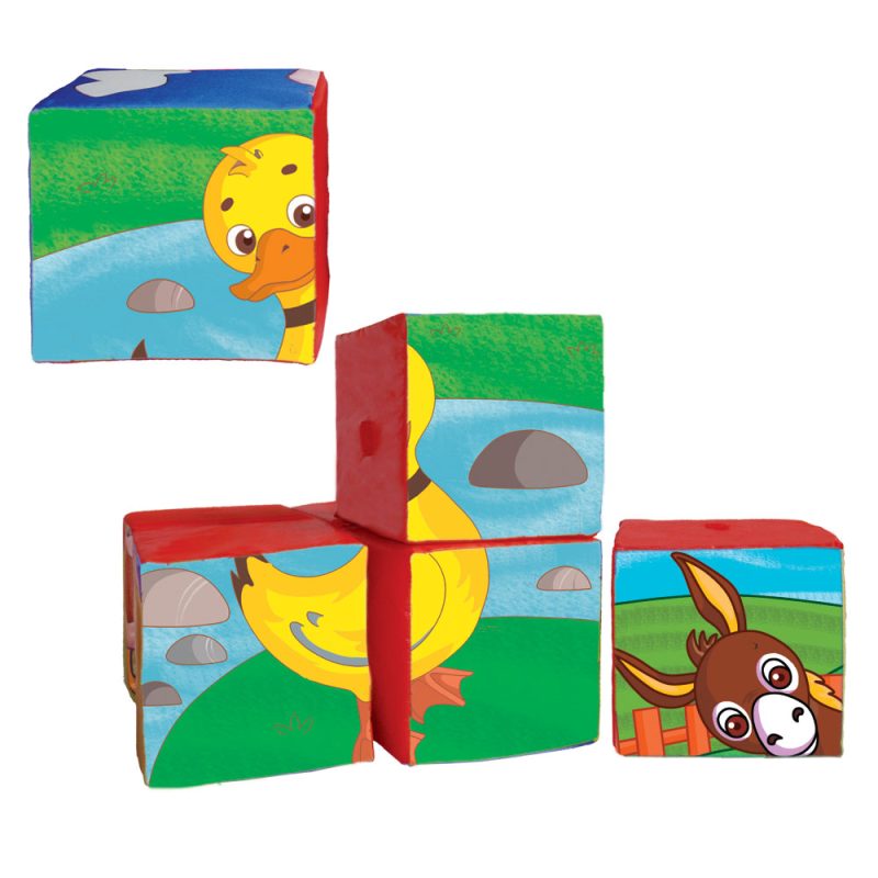 Cubo Rompefiguras Granja
