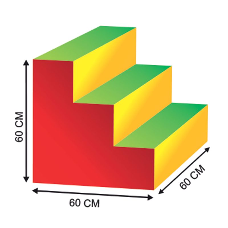 Escalera 60x60x60 cm