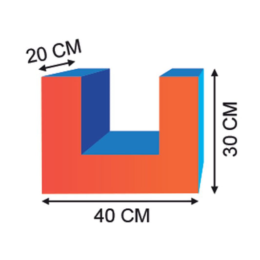 Base Cuadrada 40x20x30 cm