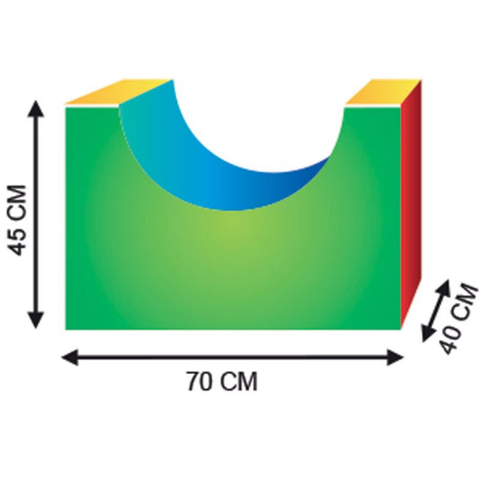 Base Redonda Mediana 45x70x40 cm