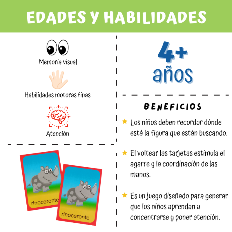 Memoria Animales (español)