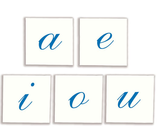 Letras Impresas Minúsculas Cursivas
