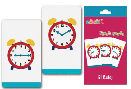 Flash Cards Reloj