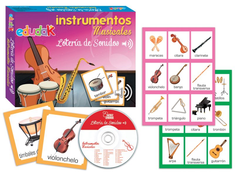 Lotería de Sonidos Instrumentos Musicales