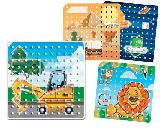 Cromos Geometriza en el Geoplano