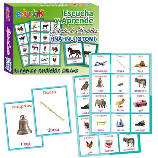 Lotería de Sonidos Hñahñu (Otomí)