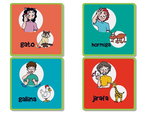 Memoria Animales (Lengua de Señas Mexicana)