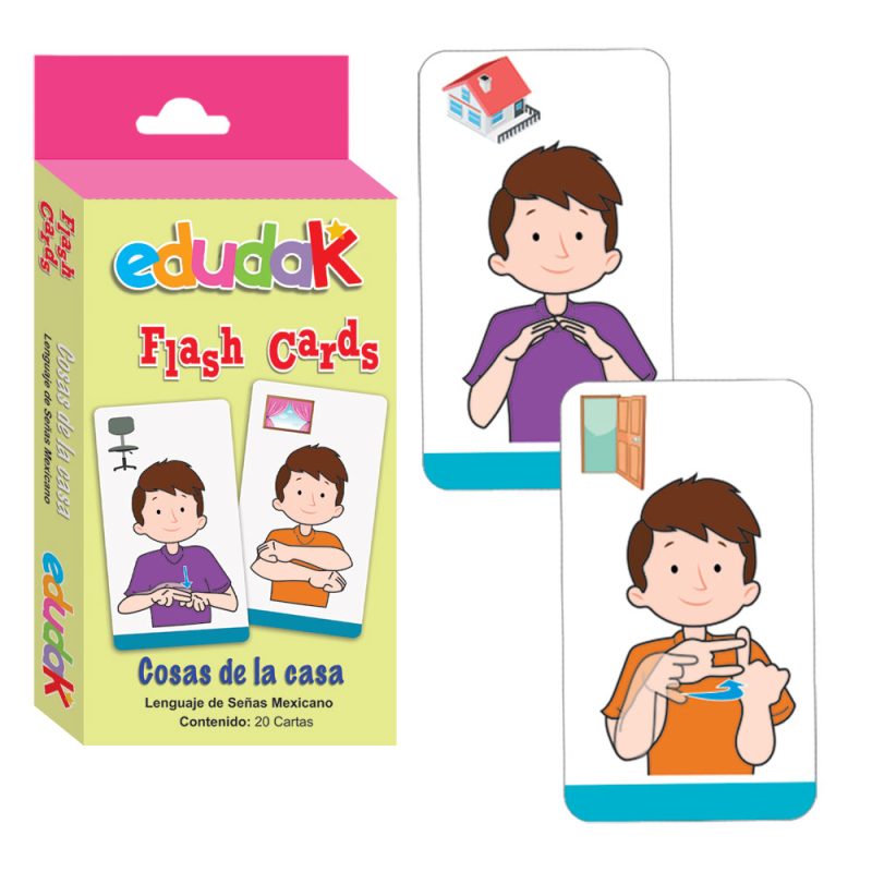 Flash Cards Objetos de la Casa (Lengua de Señas Mexicana)