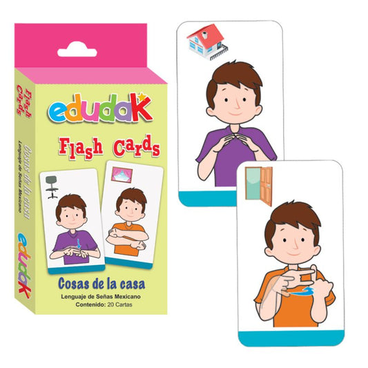 Flash Cards Objetos de la Casa (Lengua de Señas Mexicana)
