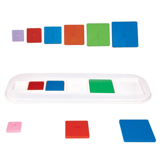 Resaque Decreciente de Cuadros de Plástico