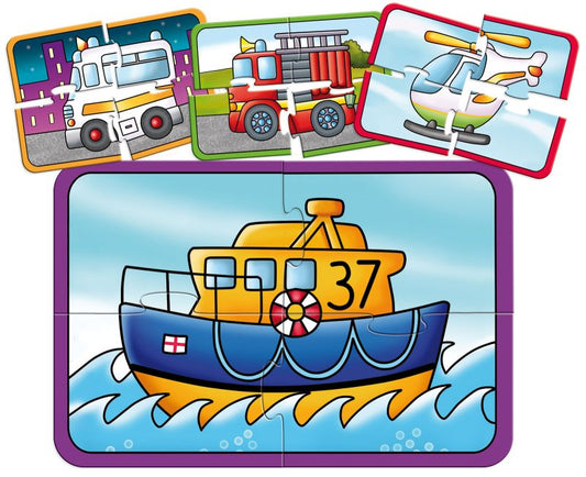 Rompecabezas Preescolar Transportes