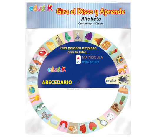 Gira El Disco y Aprende Abecedario