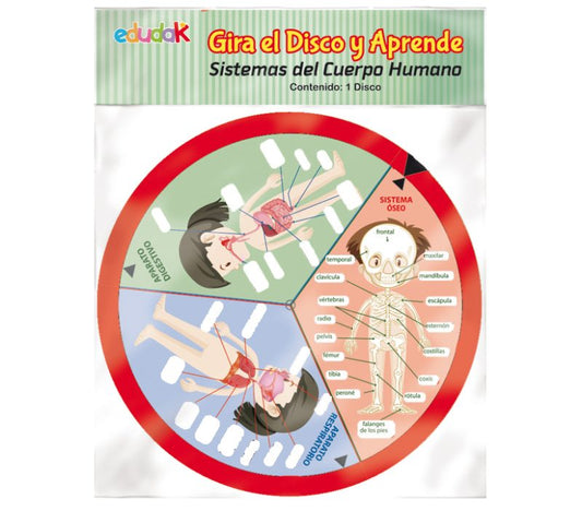 Gira el Disco y Aprende Sistemas del Cuerpo Humano