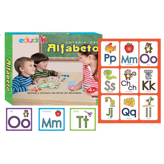 Lotería Aprendiendo el Abecedario
