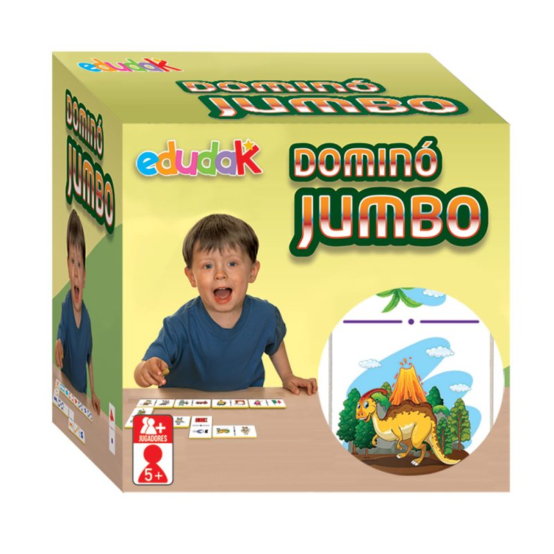 Dominó Jumbo Ilustrado Dinosaurios