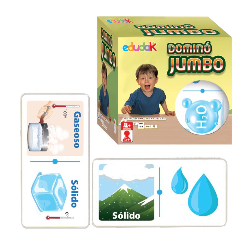 Dominó Jumbo Estados Físicos del Agua