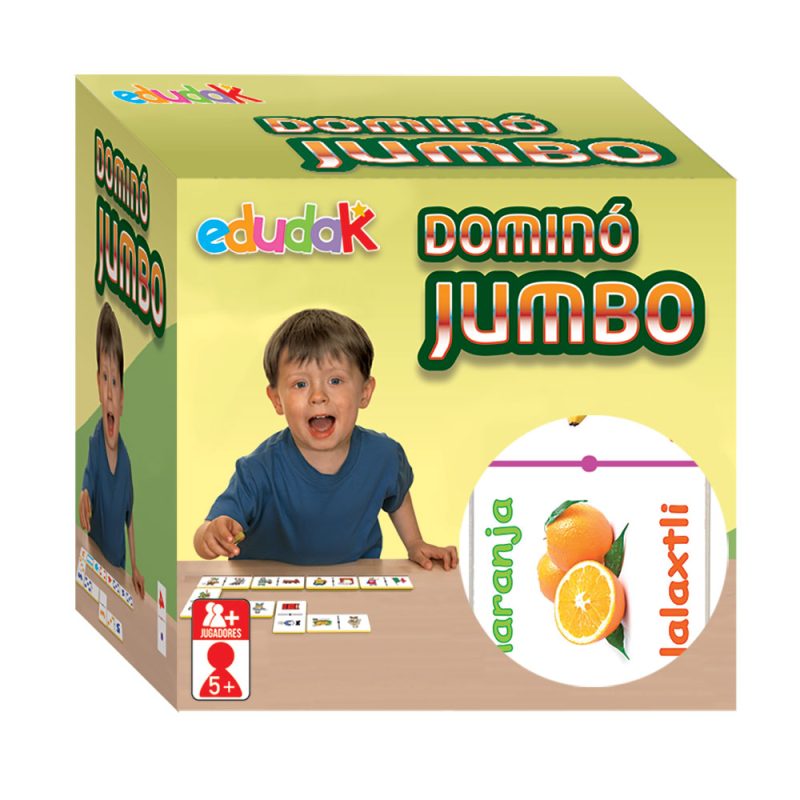 Dominó Jumbo Frutas Español-Náhuatl