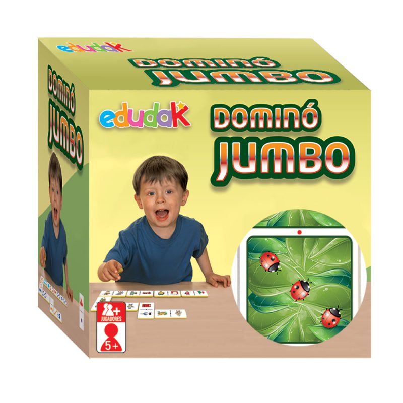 Dominó Jumbo Ilustrado Puntos Mariquita