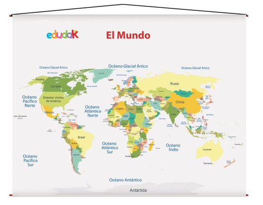 Lámina Didáctica El Mundo