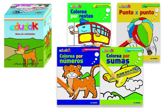 Juego De 36 Libros De Actividades