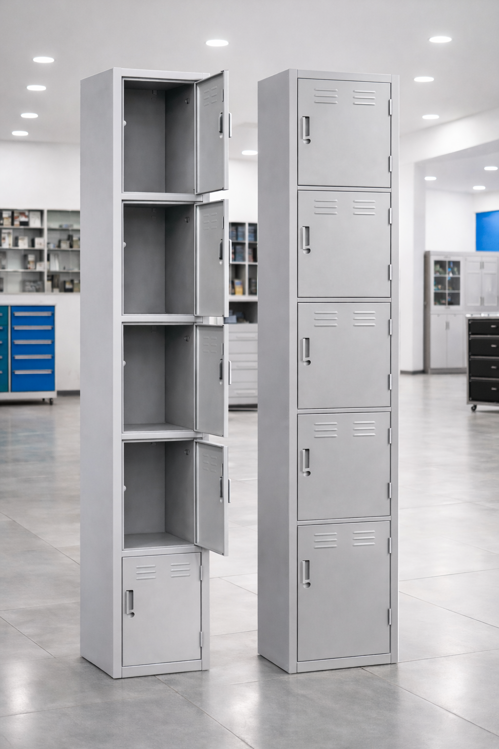 CASILLERO "LOCKER" DE 5 PUERTAS CALIBRE 22 38*45*180