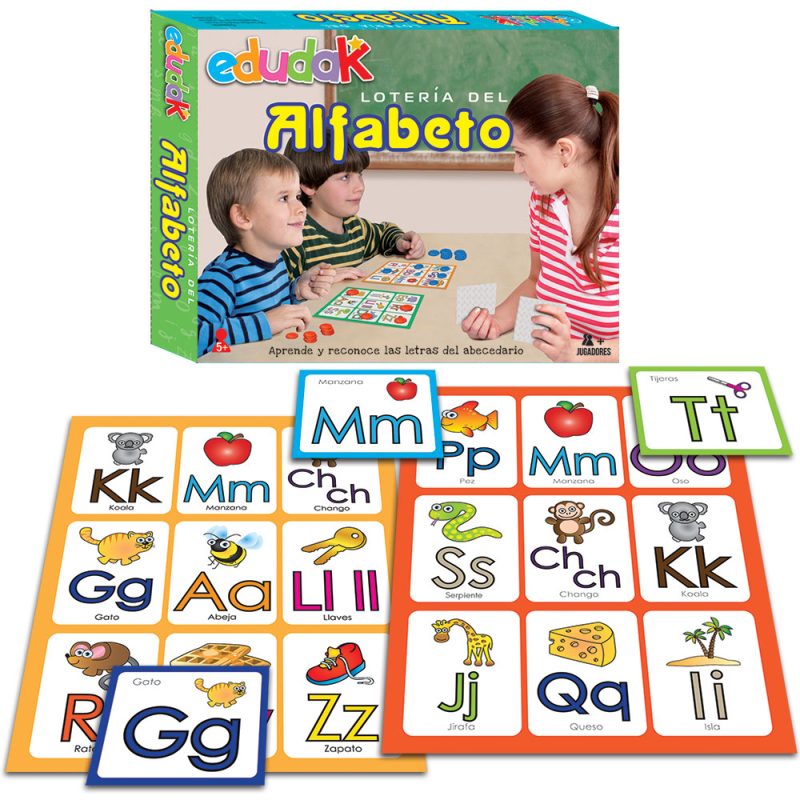 Lotería Aprendiendo el Abecedario