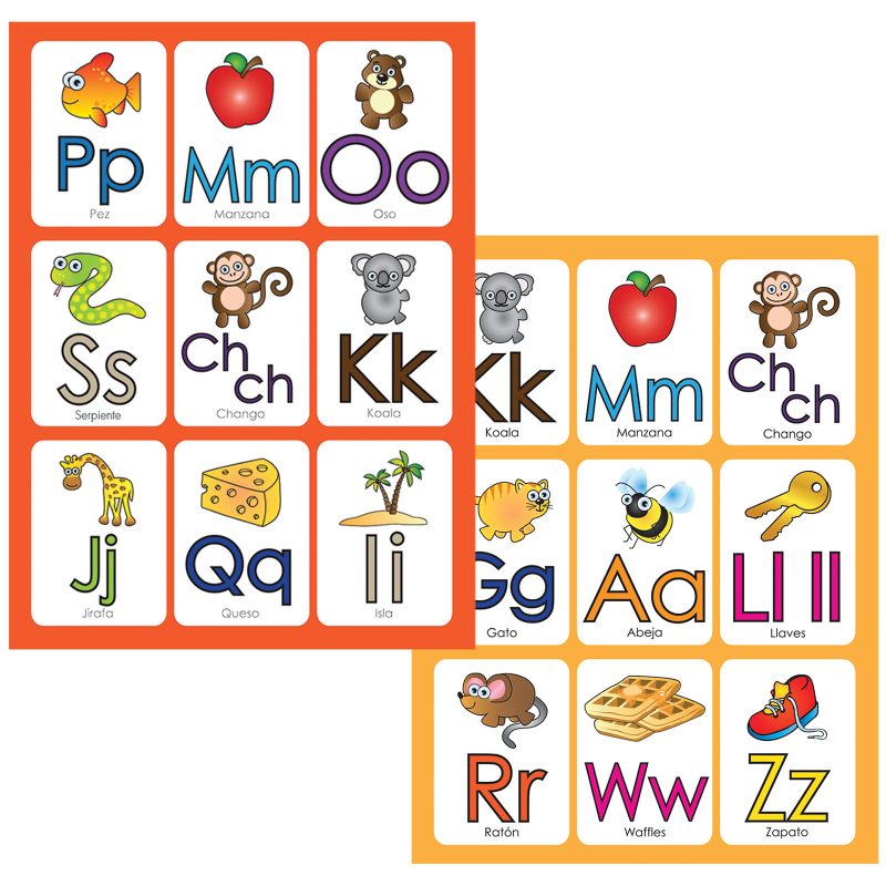 Lotería Aprendiendo el Abecedario