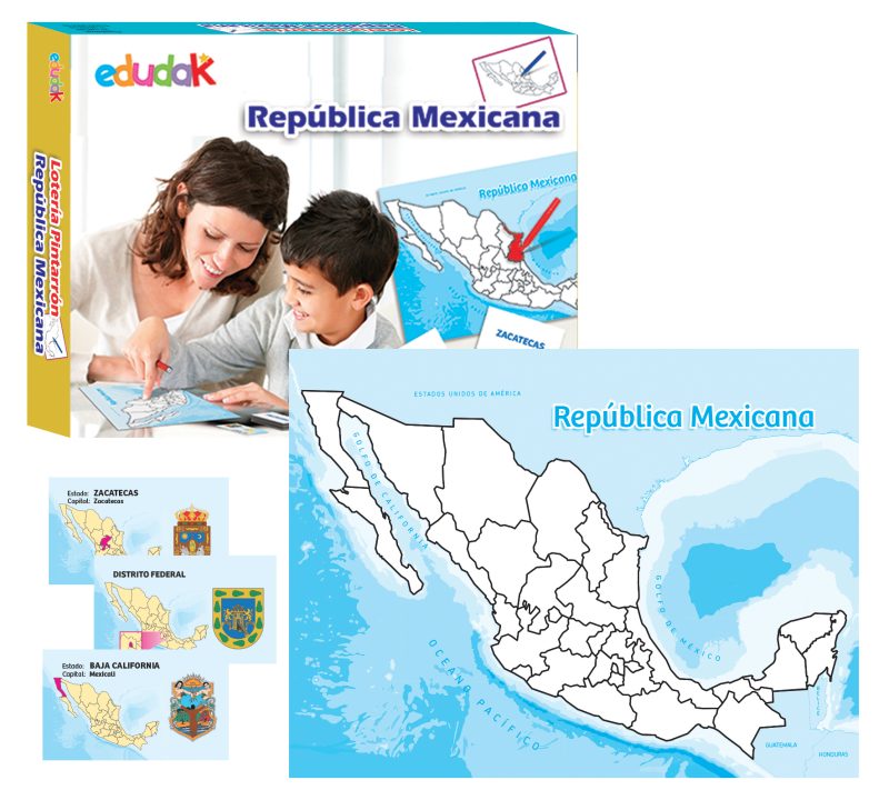 Lotería Pintarrón República Mexicana