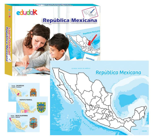 Lotería Pintarrón República Mexicana