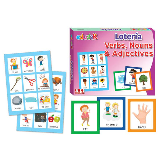 Lotería Verbs, Nouns & Adjectives