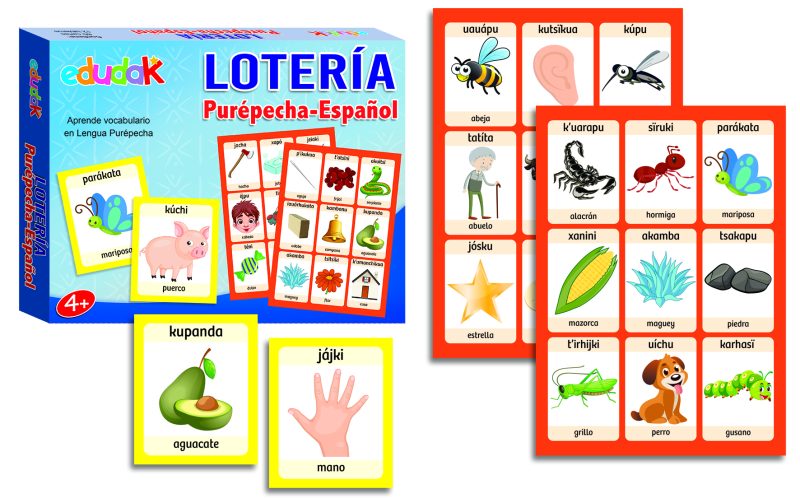 Lotería Purépecha Español