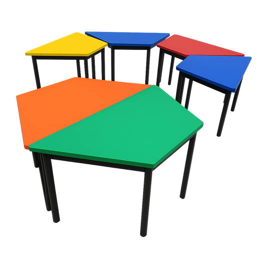 MESA TRAPEZOIDAL POLIPROPILENO KINDER
