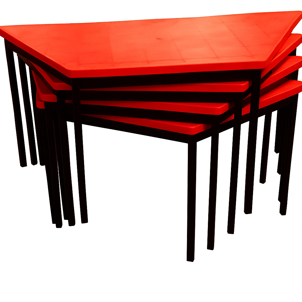 MESA TRAPEZOIDAL POLIPROPILENO SECUNDARIA