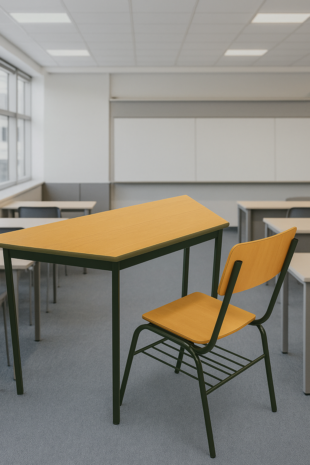 MESA TRAPEZOIDAL TRIPLAY SECUNDARIA