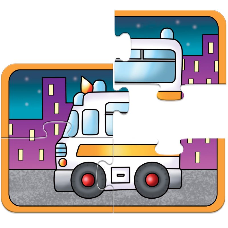 Rompecabezas Preescolar Transportes